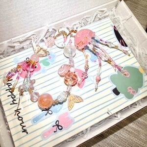 Handmade Jellyfish, Mermaid tail, Starfish Charm